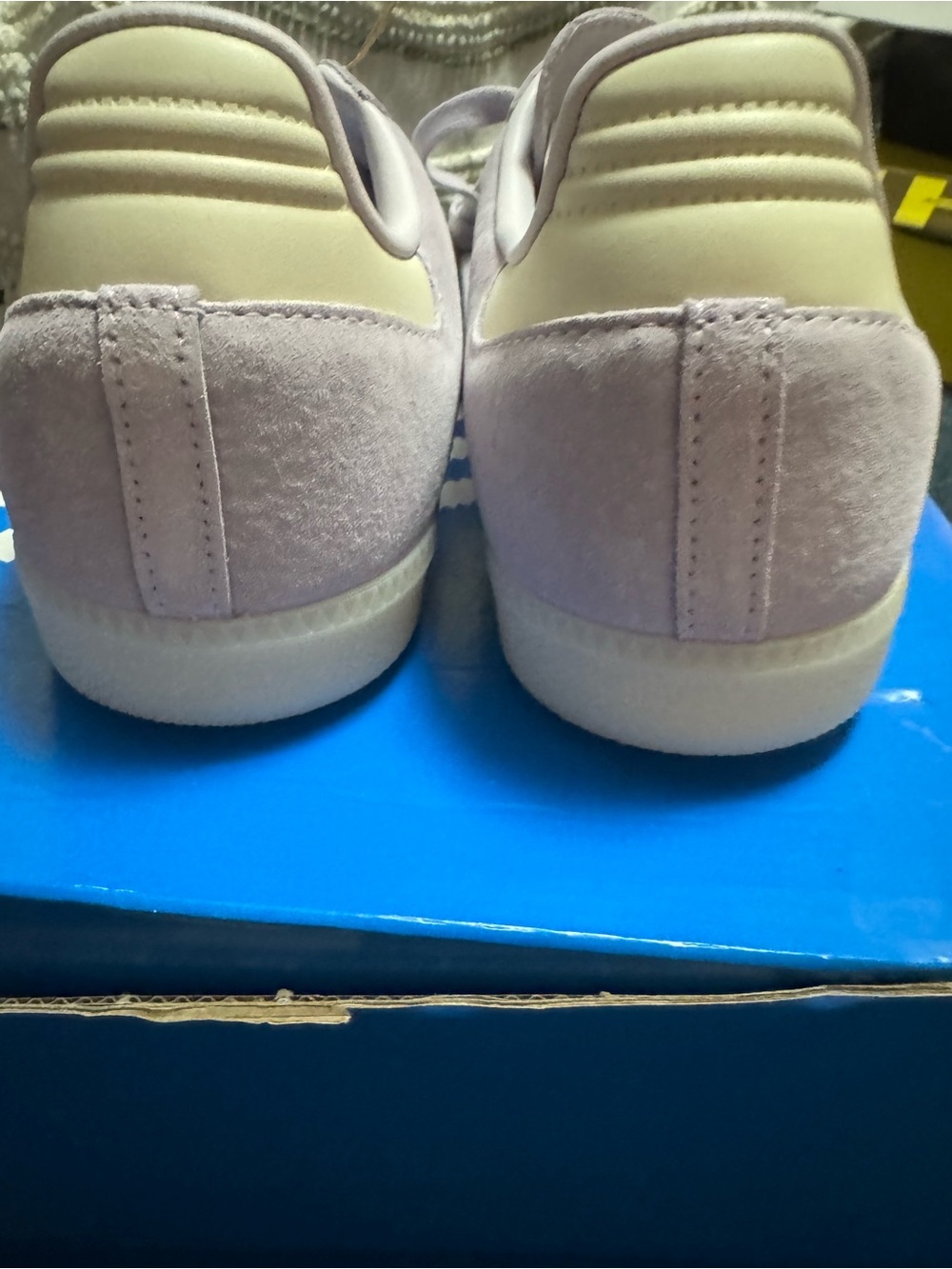 Adidas Original Sambas LILAC Silver Dawn Men’s size 10.5 NIB - Picture 3 of 7